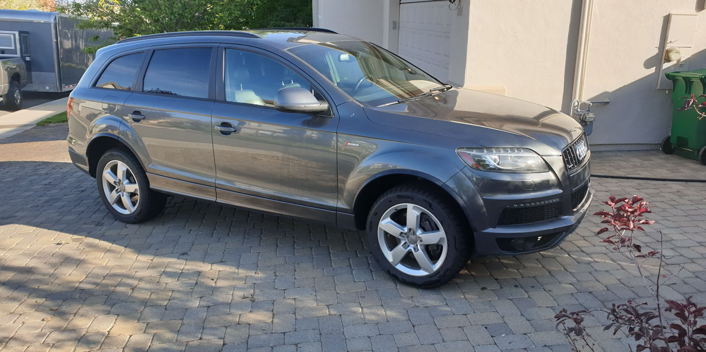 2014 Audi Q7 S-line Prestige, 165K miles, for sale in Reno, NV. Mechanic’s special with Nevada Rebuild Title and timing-chain fault. $5,500 OBO.
